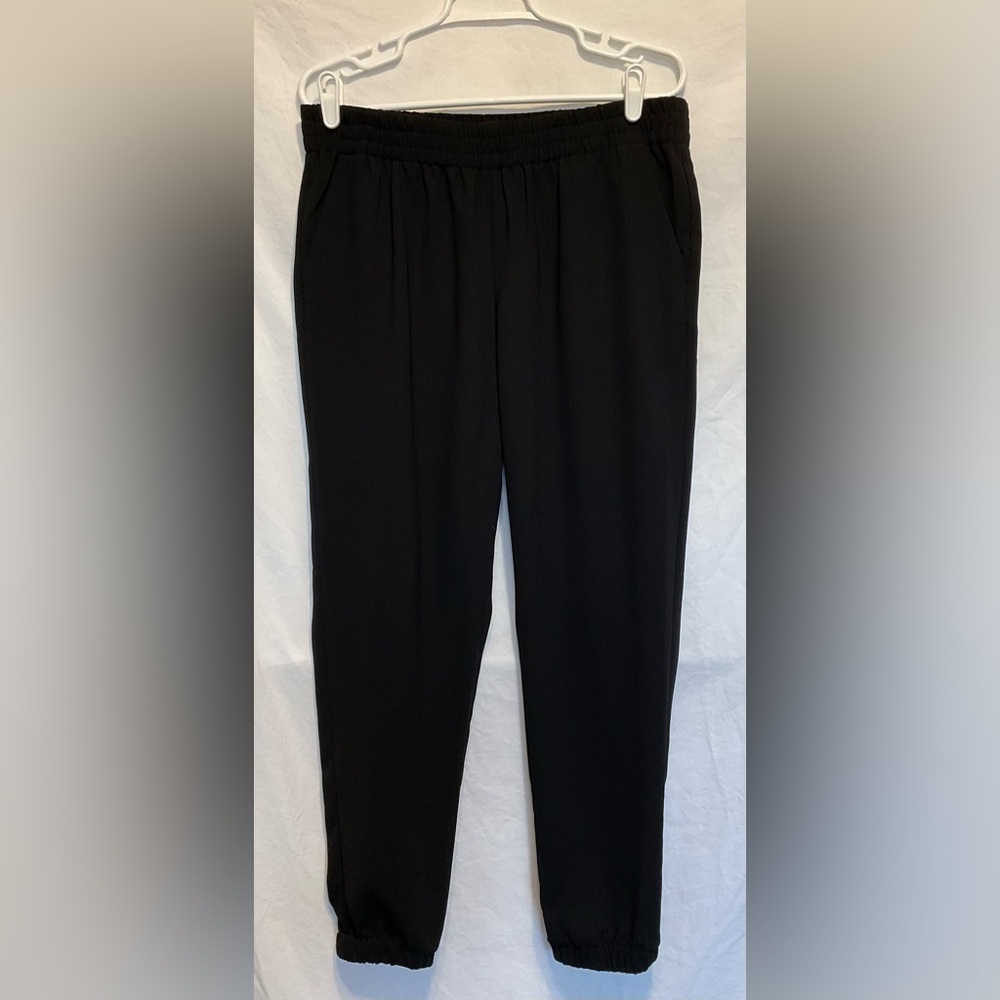Express Black Jogger Track Pants with Elastic Waistband